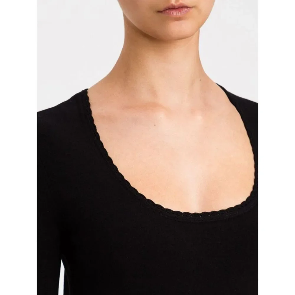 Twinset Women U-Neck Stretch-Viscose Blend Jumper Twinset